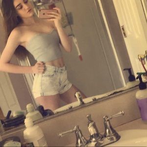 LA Hearts Cropped Top